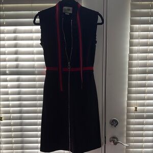 Elegant Black and Red Dress